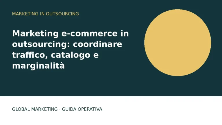 Copertina: Marketing e-commerce in outsourcing: coordinare traffico, catalogo e marginalità